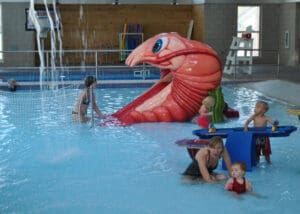 Kroc Center of Mississippi water slide