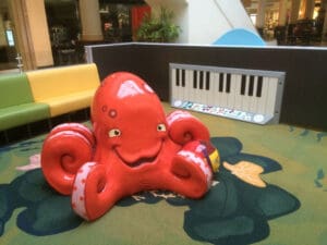 octopus sculpture at montgomery mall