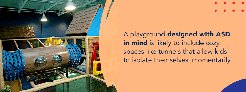 A playground designed with ASD in mind 