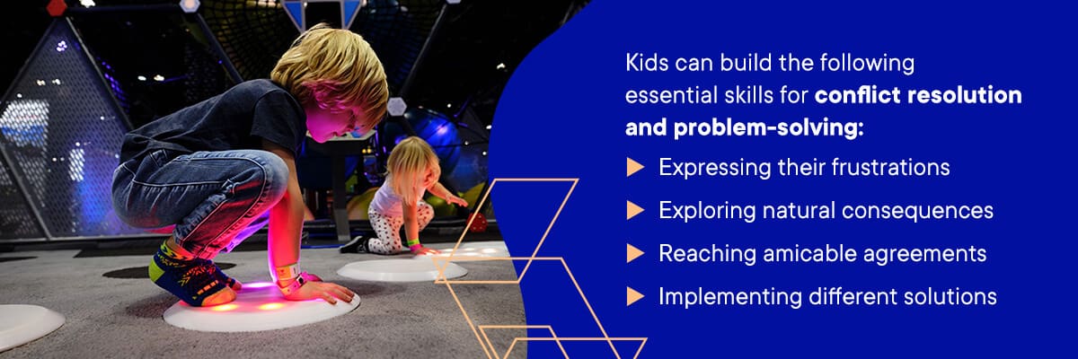 Kids can build the following essential skills for conflict resolution and problem-solving