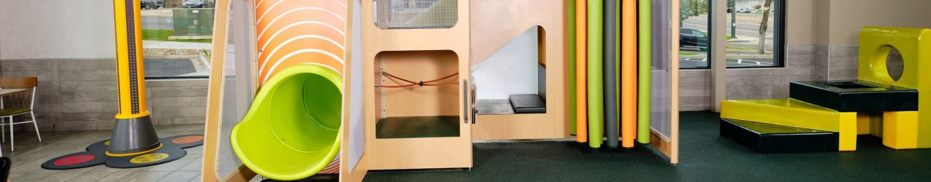 playground inside a quick serve restaurant