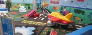 plane play equipment at airport