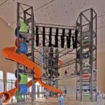 SKYCOURSE indoor playground with tall climbing towers