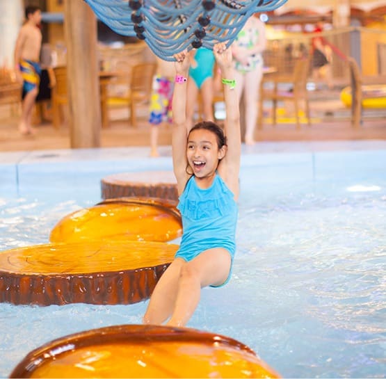 crossing the water walk challenge course