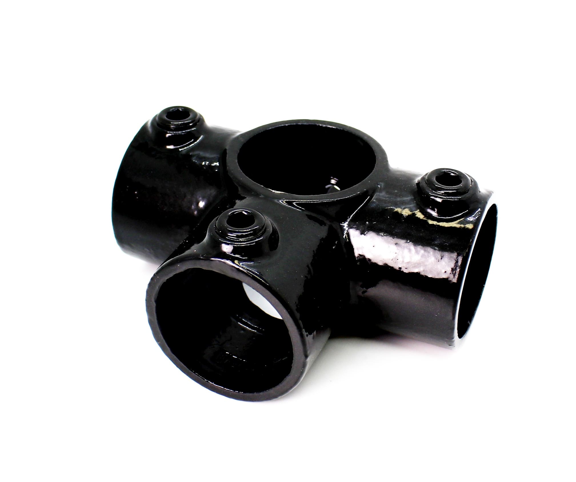 pipe frame connector, black